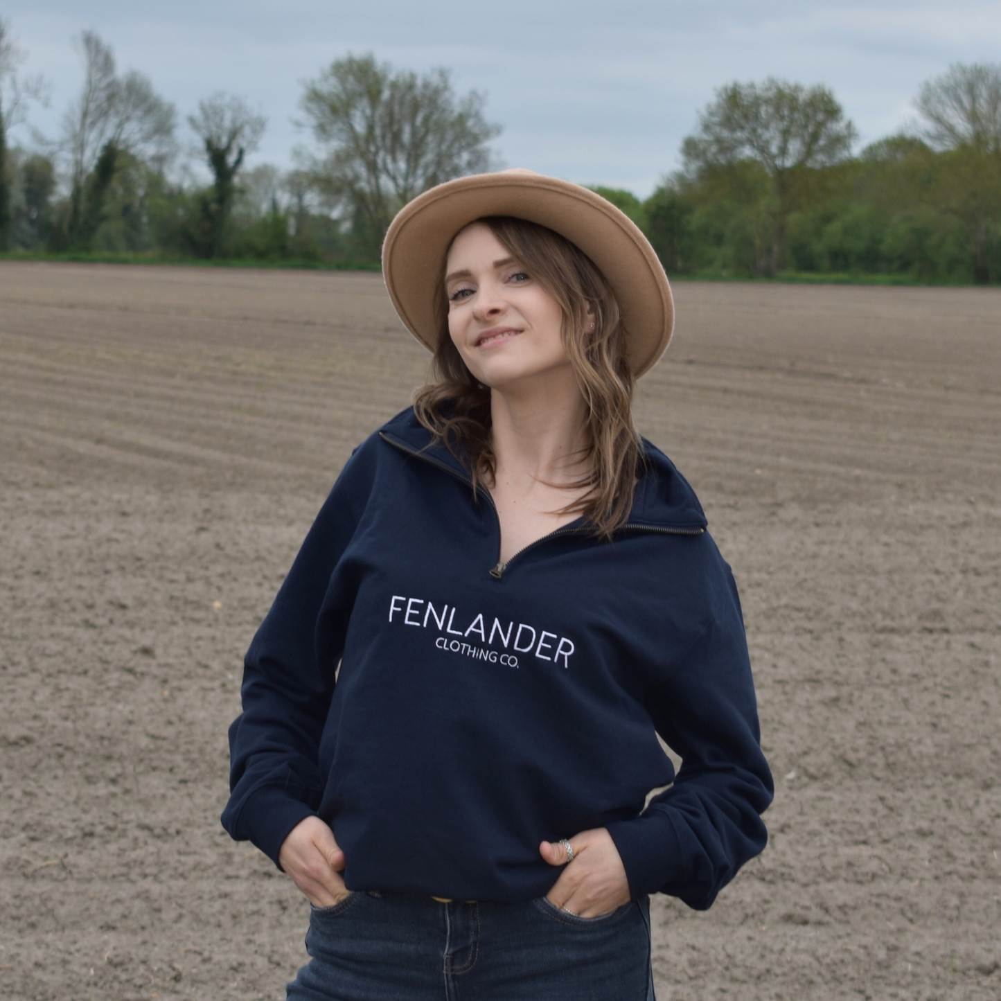 Fenlander Clothing Botany 1/4 Zip Sweatshirt  - Available in a choice of colours