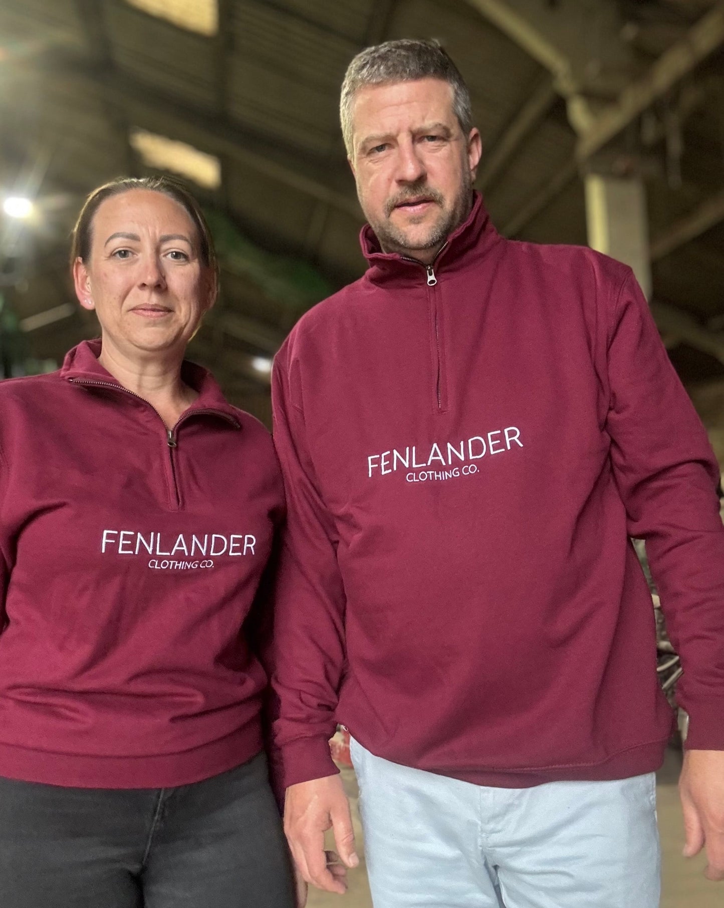 Fenlander Clothing Botany 1/4 Zip Sweatshirt  - Available in a choice of colours