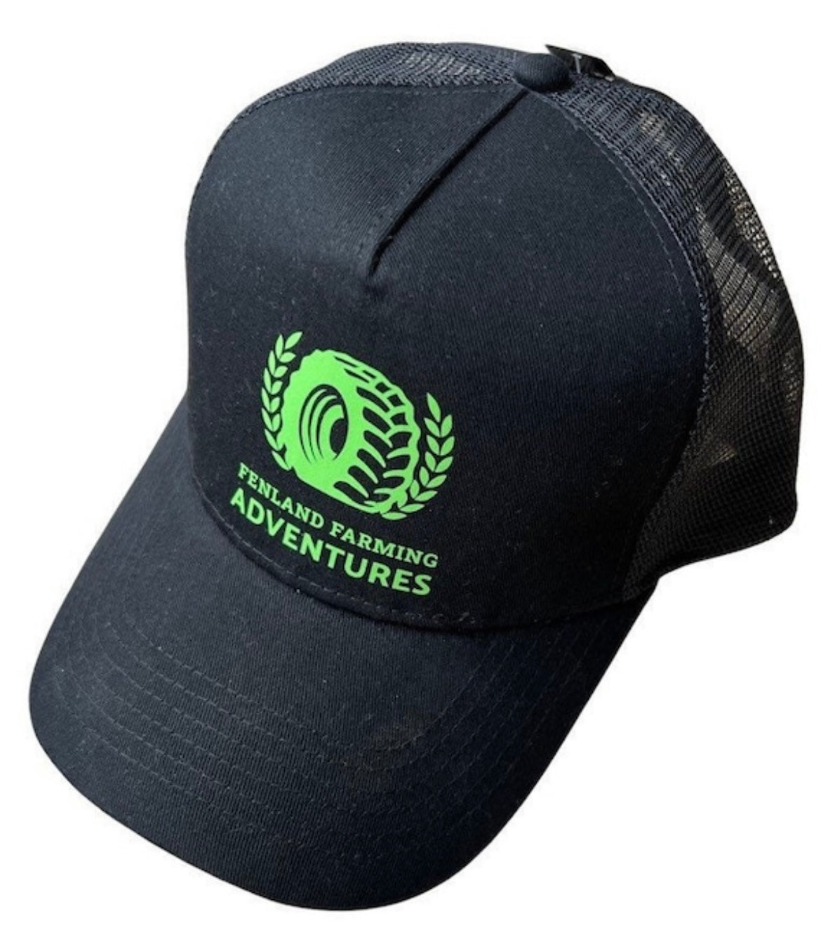 Fenland Farming Adventures Strapback Cap in Black