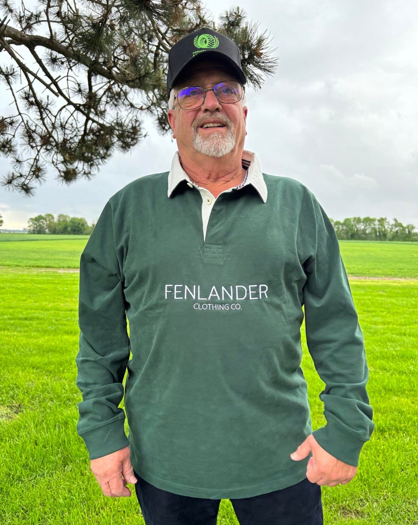 Fenlander Clothing Rugby Shirt  - Available in a choice of colours