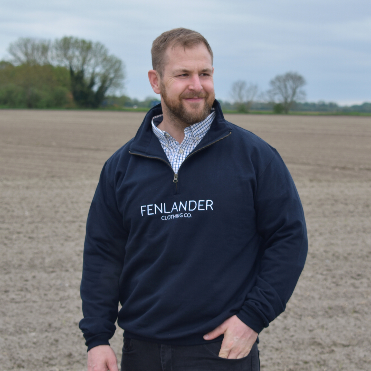 Fenlander Clothing Botany 1/4 Zip Sweatshirt  - Available in a choice of colours