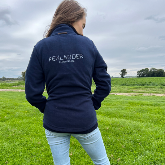 Fenlander Clothing Womens "The Ely" Fleece in Navy