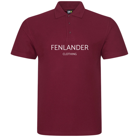 Fenlander Clothing Womens Polo in Burgundy