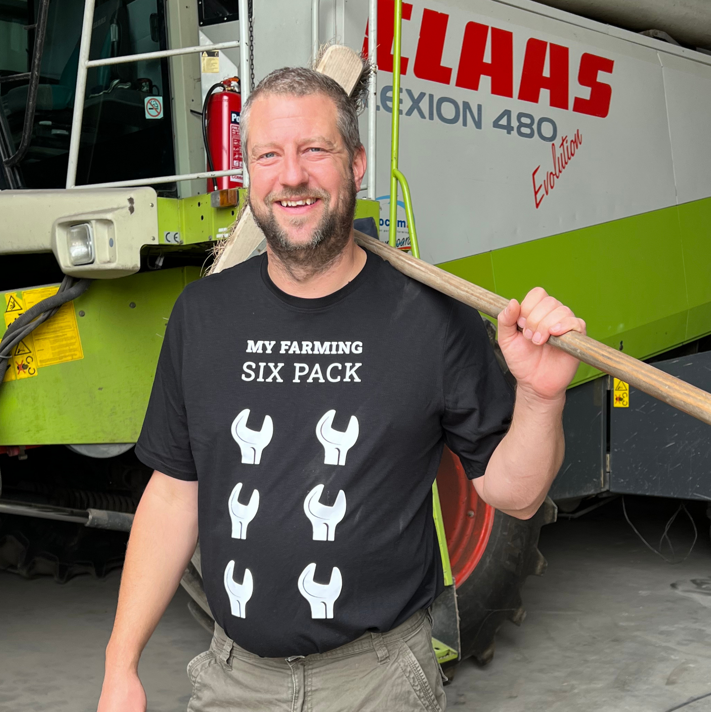 Fenland Farming Adventures my farming 6 pack t - shirt