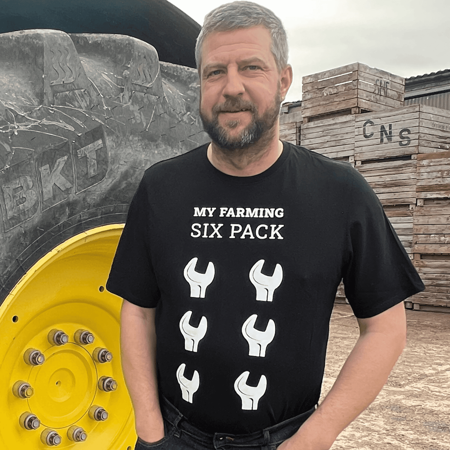 Fenland Farming Adventures my farming 6 pack t - shirt