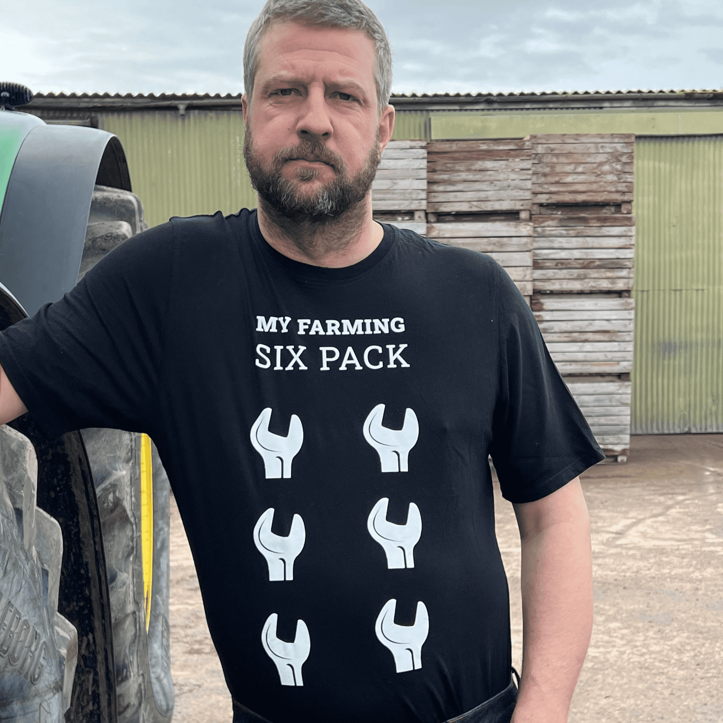 Fenland Farming Adventures my farming 6 pack t - shirt